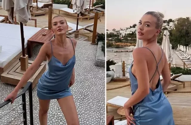 Melisa Döngel’den kovboy şapkalı cesur poz
