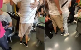 Metroda evli kadına ‘süslenmiş gelmiş’ deyince ortalık karıştı