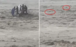 Nehirdeki sular yükseldi, aynı aileden 18 kişi akıntıya kapıldı