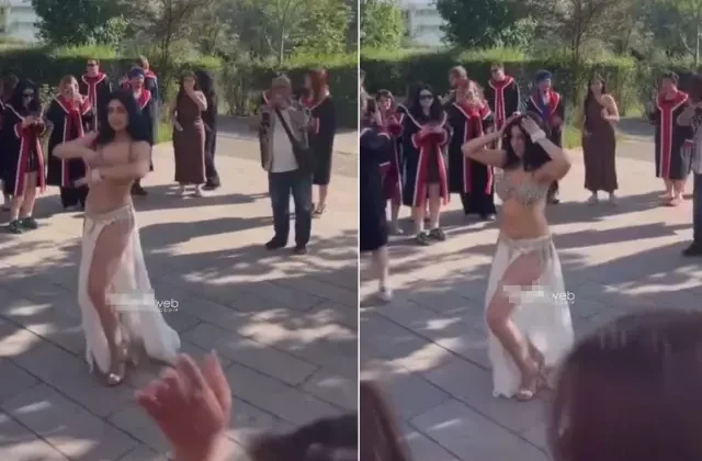 ODTÜ’de mezuniyete dansöz getirildi