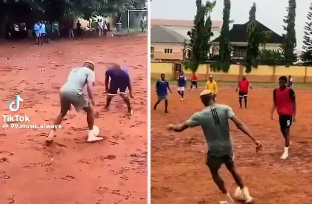 Osimhen’in futbol oynadığı saha gündem oldu