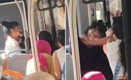 Otobüste çarşaflı kadına saldırdı: Defolun gidin bu ülkeden
