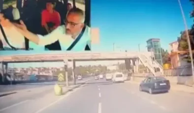 Şehir magandası çarptığı aracın şoförüne bıçakla saldırdı