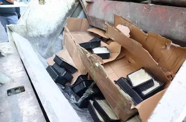 Sofraların vazgeçilmezi böyle taşındı, ekipler hemen imha etti
