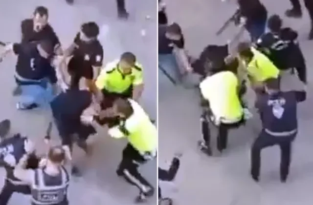 Sokak ortasında taşlı, sopalı kavga: 3 kişi yaralandı