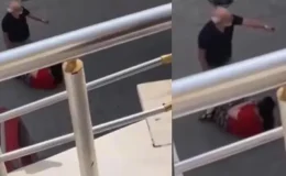 Sokakta eşini bıçakla rehin aldı, vatandaş tek hamleyle kurtardı