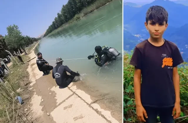 Sulama kanalına düşen Bünyamin’in cansız bedenine ulaşıldı