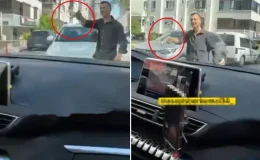 Tartıştığı kadın sürücülere silah çekti: İnin lan aşağıya