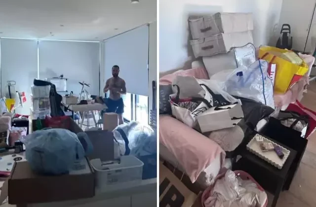 Tatilden dönen çift evlerinde yarı çıplak yabancı buldu