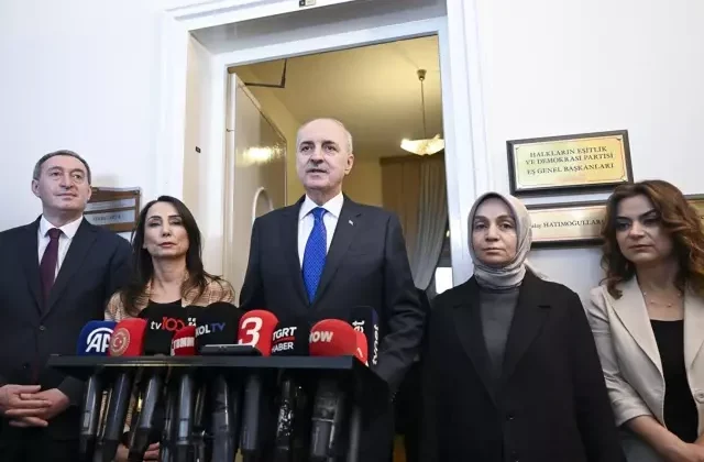 TBMM Başkanı Kurtulmuş, DEM Parti’yi Ziyaret Etti