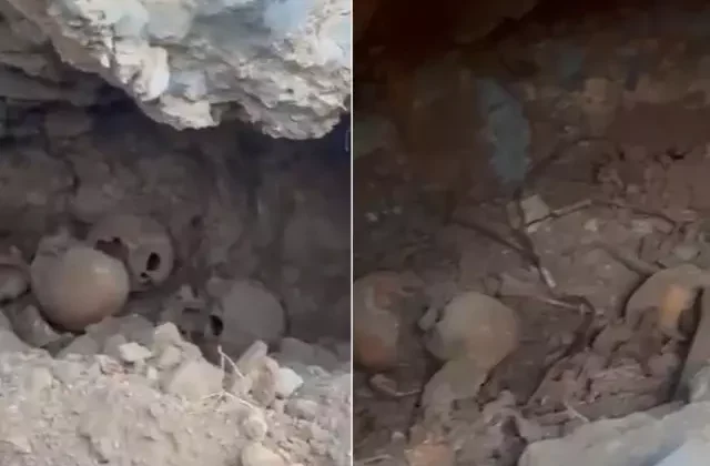 Temel kazısında kepçeye takıldı, ekipler hemen harekete geçti