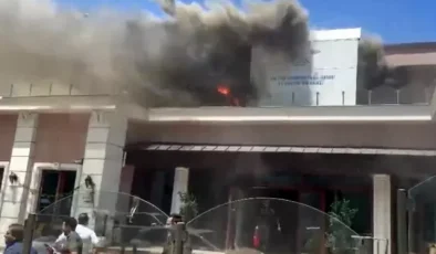 Üsküdar’da sosyal tesiste yangın