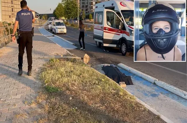 Uyarı levhasına çarpan 14 yaşındaki Azra hayatını kaybetti