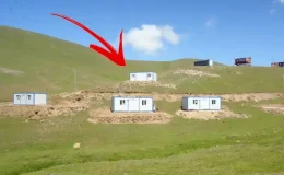 Yaylayı bir gecede konteyner ile doldurdular, bölge halkı isyanda