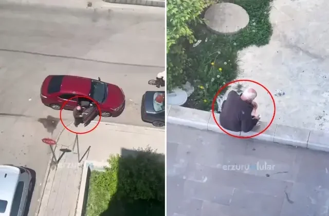 Yer: Erzurum! Rezilliğini kimse görmüyor sandı ama kameralar kayıttaydı