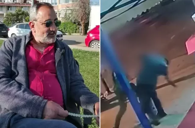 Yumrukla bayılttığı sürücüye kalp masajı yaptı