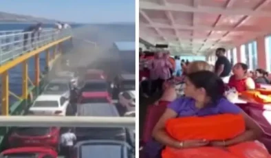 200 yolculu feribotta yangın paniği! Vali’den açıklama geldi