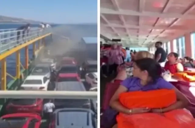 200 yolculu feribotta yangın paniği! Vali’den açıklama geldi