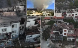 3 ildeki yangınlar sürüyor! Birçok ev küle döndü, gerilim hattı bomba gibi patladı