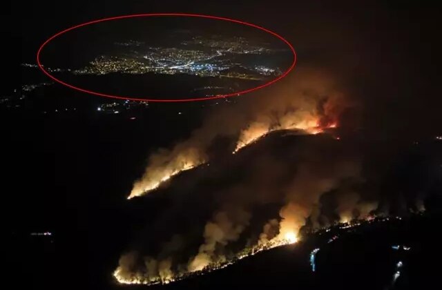 7 gündür süren Karabük yangını şehir merkezini tehdit ediyor