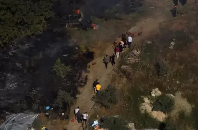 Yalova’da arazi yangını! Köy halkı da söndürme çalışmalarına destek verdi