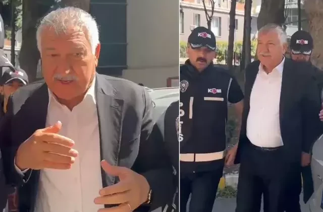 Adana Büyükşehir Belediye Başkanı Zeydan Karalar’ın gözaltına alındığı anlar