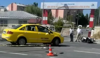 Ağrı’da korkunç kaza! Motosiklet sürücüsü ve eşi hayatını kaybetti