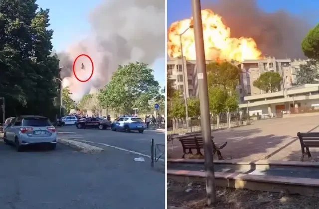 Roma’da akaryakıt istasyonunda patlama! 20’den fazla yaralı var