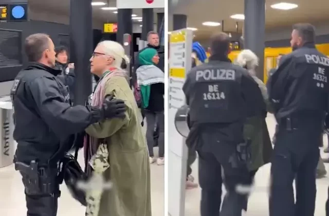 Almanya’da Filistin destekçilerine polis şiddeti! O anlar kameralarda