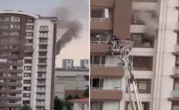 Ankara’da bir binada yangın! Mahsur kalanlar var