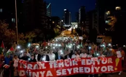 Ankara’da Gazze protestosu! ABD elçiliğine yürüdüler