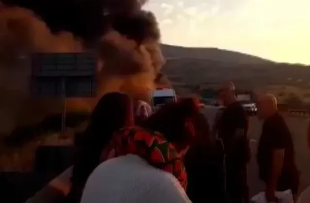 Ankara’da otobüs alev aldı: Yolcular panik yaşadı