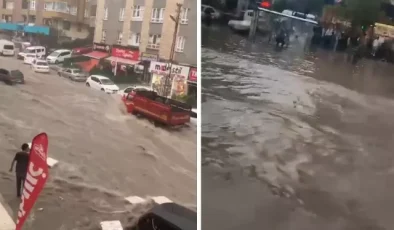 Ankara’da sağanak yağış hayatı felç etti