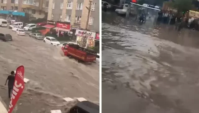 Ankara’da sağanak yağış hayatı felç etti