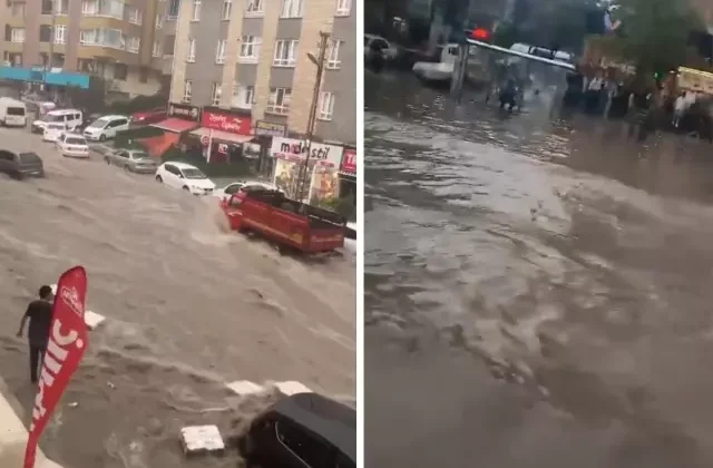 Ankara’da sağanak yağış hayatı felç etti