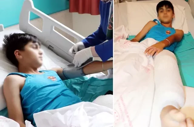 Arkadaşının yaptığı “şaka” Emir’i hastanelik etti
