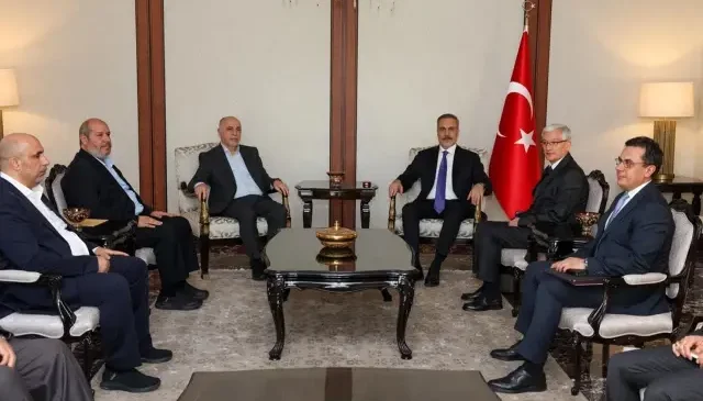 Bakan Fidan Hamas heyetiyle görüştü