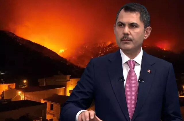 Bakan Murat Kurum: Orman yangınlarında toplam 104 yapının ağır hasarlı ya da yıkık