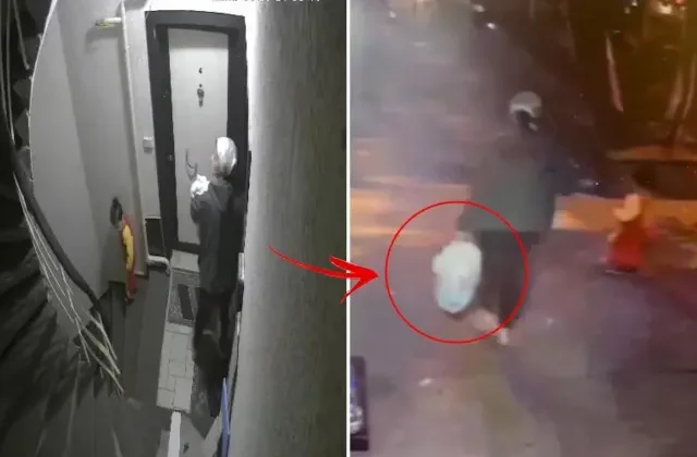 Bebeğini poşetle çöpe atıp ölüme terk etti