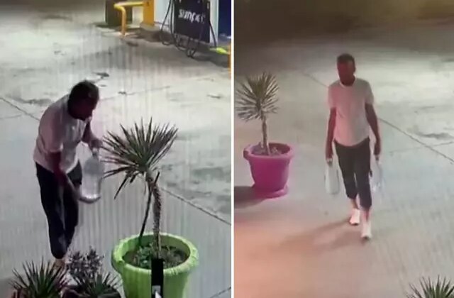 Benzin istasyonundaki görüntüleri ortaya çıktı! İşte ciğerlerimizi yakan o hain