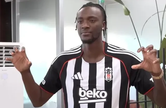 Beşiktaş’ın yeni yıldızı Abraham İstanbul’a geldi