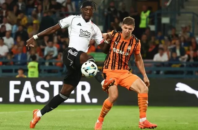 Shakhtar Donetsk’e 2-0 yenilen Beşiktaş, yoluna Konferans Ligi’nde devam edecek