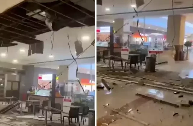 Beylikdüzü’ndeki alışveriş merkezinde asma tavan çöktü! 1 kişi yaralandı