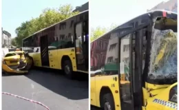 Beyoğlu’nda 9 aracın karıştığı zincirleme kaza! Yaralılar var