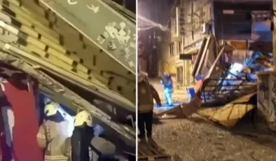 Beyoğlu’nda büfede patlama meydana geldi