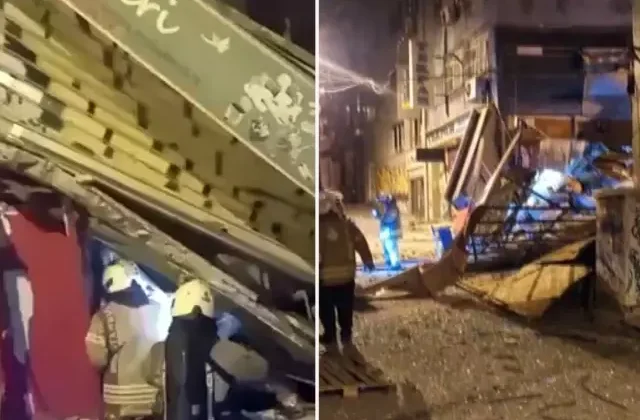 Beyoğlu’nda büfede patlama meydana geldi