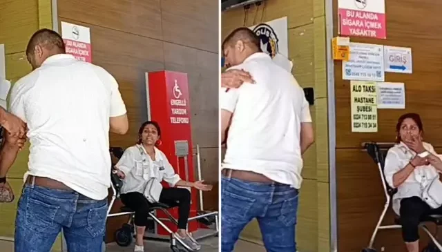 Gözü dönen kadın, parkta kocasını bıçakladı