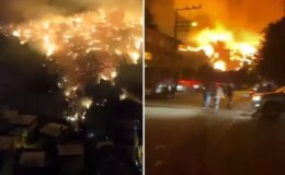 Bursa’da felaket gecesi! Yangın yerleşim yerlerine ulaştı