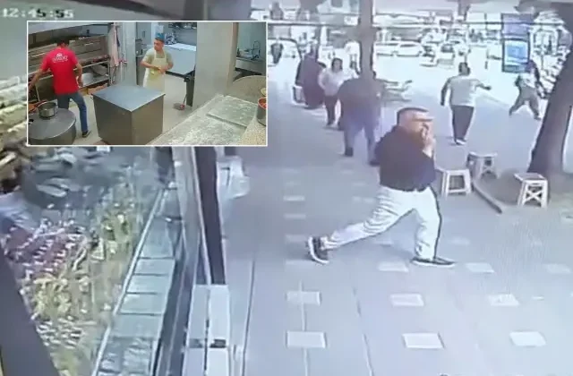Bursa’daki deprem paniği kamerada