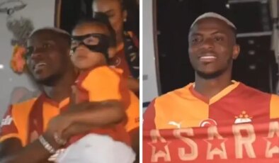 Büyük coşku! Galatasaray’ın yeni yıldızı Osimhen İstanbul’da